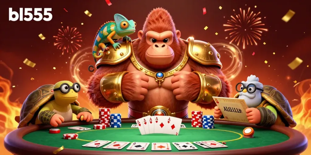 Engage with thrilling gameplay at bl555 featuring dynamic characters and vibrant casino elements.