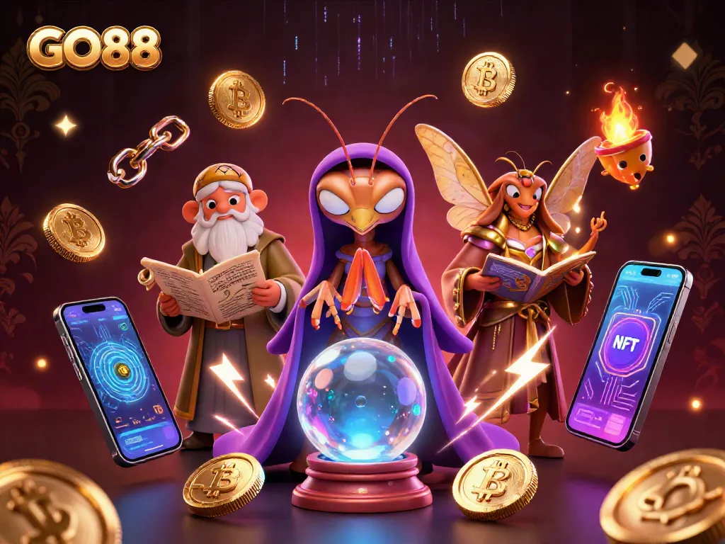 Engage with GO88 for thrilling gambling adventures amidst vibrant mystical characters.
