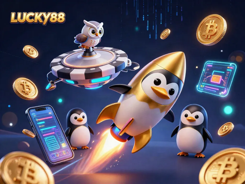 Engage in thrilling casino adventures with LUCKY88, featuring 3D cartoon characters in a vibrant gambling universe.