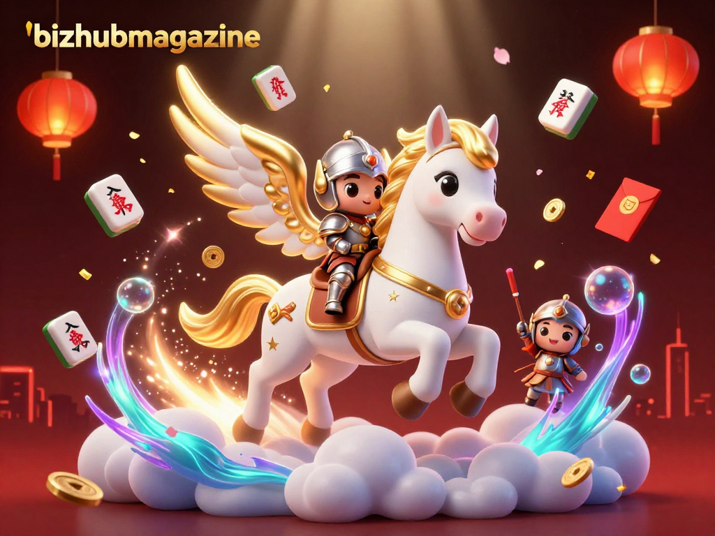 Engage in exhilarating gameplay with bizhubmagazine's dynamic 3D illustration of a winning casino adventure.