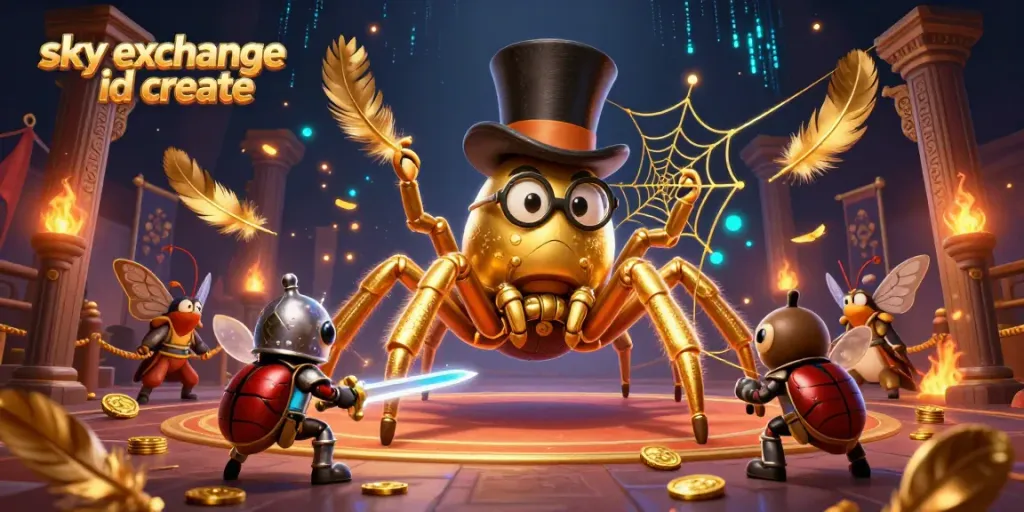 Engage in the thrilling action of sports betting with a captivating scene showcasing sky exchange id create features and vibrant dynamic elements.