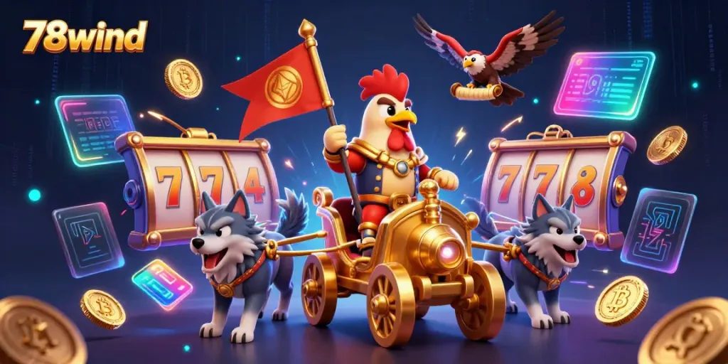 Engage with thrilling 78wind slots featuring vibrant characters and dazzling coins.
