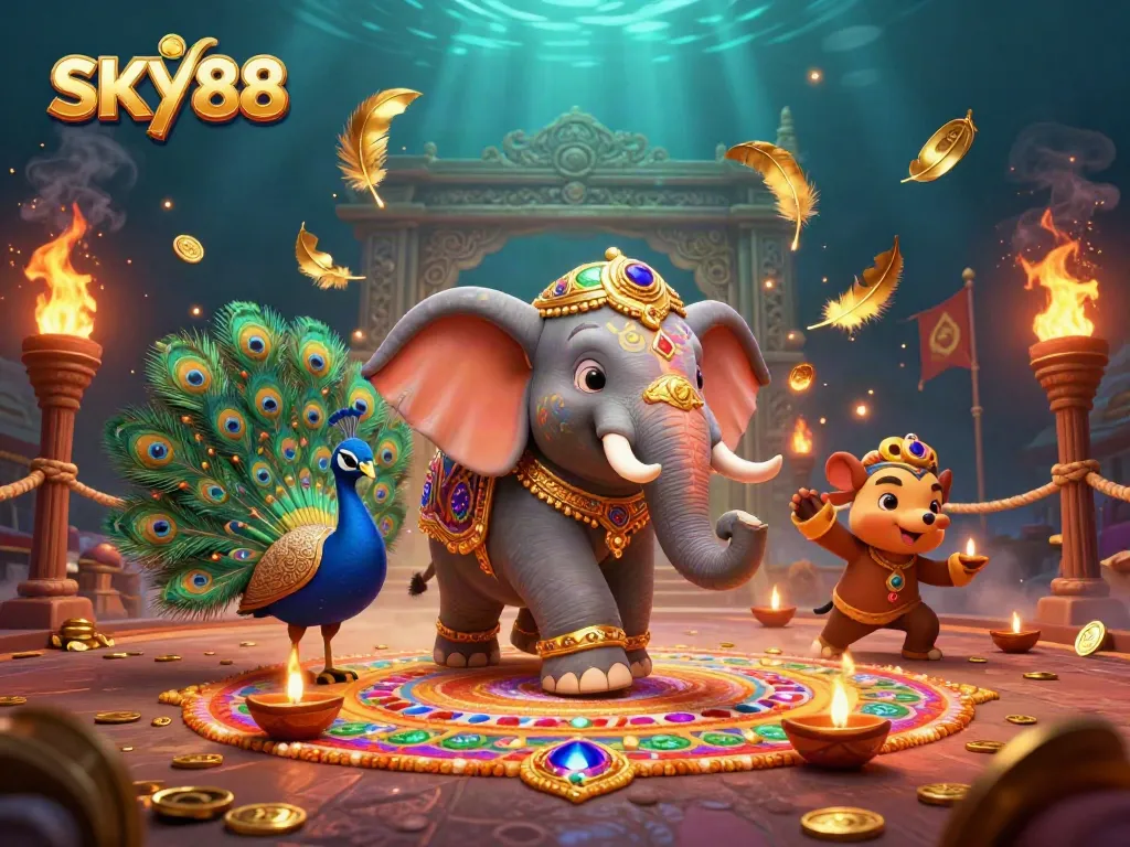 Experience thrilling gaming at SKY88 casino featuring rich visuals and dynamic gaming elements.