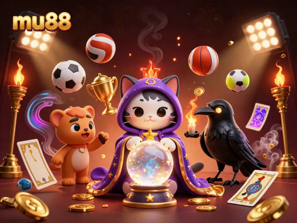Engage with mu88's online gaming universe featuring vibrant characters and dynamic sports elements.