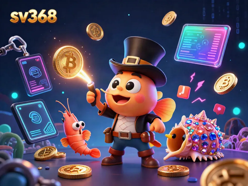 Engage in betting with sv368's dynamic scene featuring coins and characters in action.